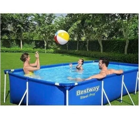 Alberca Estructural Rectangular Bestway  3m X 2m X 66cm Azul