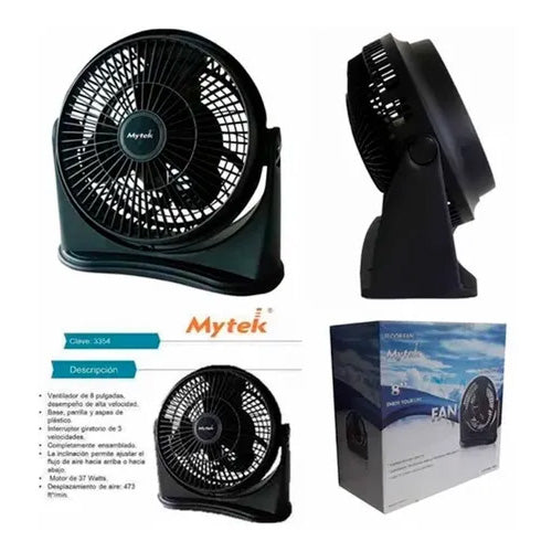Ventilador de Escritorio 8 pulgadas