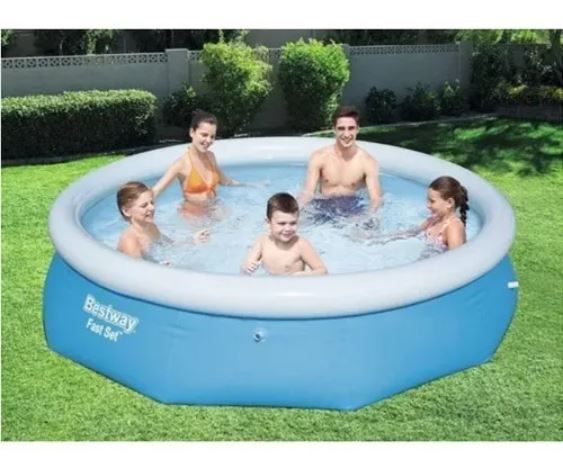 Alberca Redonda Aro Inflable Familiar Bestway Fast Set Facil