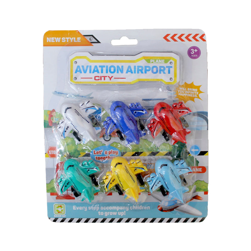 Set de Aviones 6 piezas.