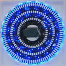 Serie 200 de luz led de perilla azul 60 cm x 8 mts