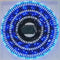 Serie 200 de luz led de perilla azul 60 cm x 8 mts
